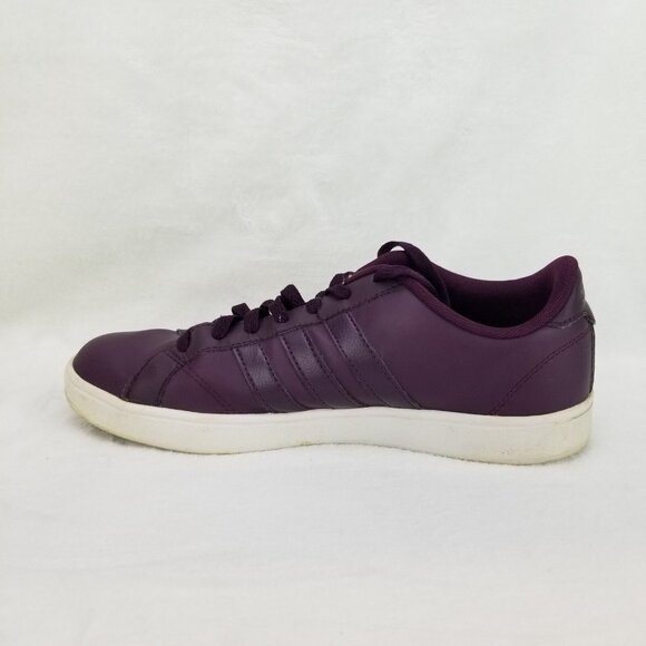 ✅Adidas Neo Baseline W Sneakers Merlot/Grey Women's 9 Athletic Shoes 3 Stripe - Picture 11 of 11